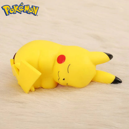 Pokemon Pikachu Night Light TAKARA TOMY Cute Anime Soft Light Bedroom Bedside LED Lights Room Decoration Children Toy Xmas Gift