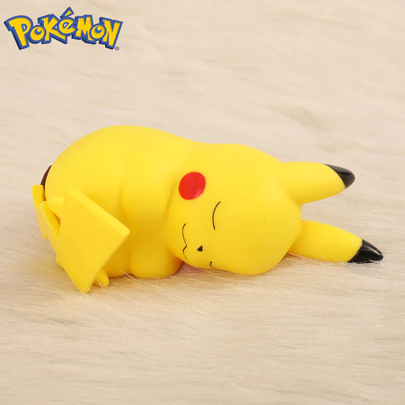 Pokemon Pikachu Night Light TAKARA TOMY Cute Anime Soft Light Bedroom Bedside LED Lights Room Decoration Children Toy Xmas Gift