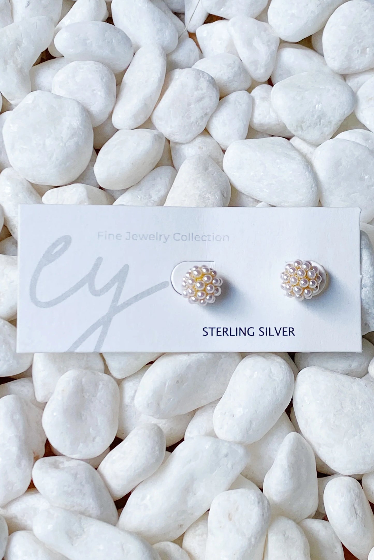 Jenna Pearl Sterling Silver Earrings