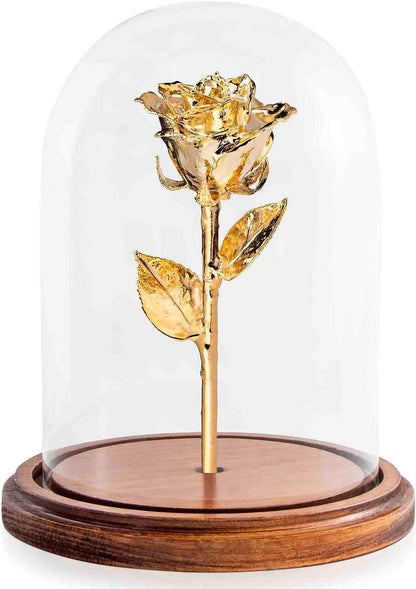 Real 24K Gold Rose, Genuine One of a Kind Rose Hand Dipped in 24K Gold Roses to Last a Lifetime