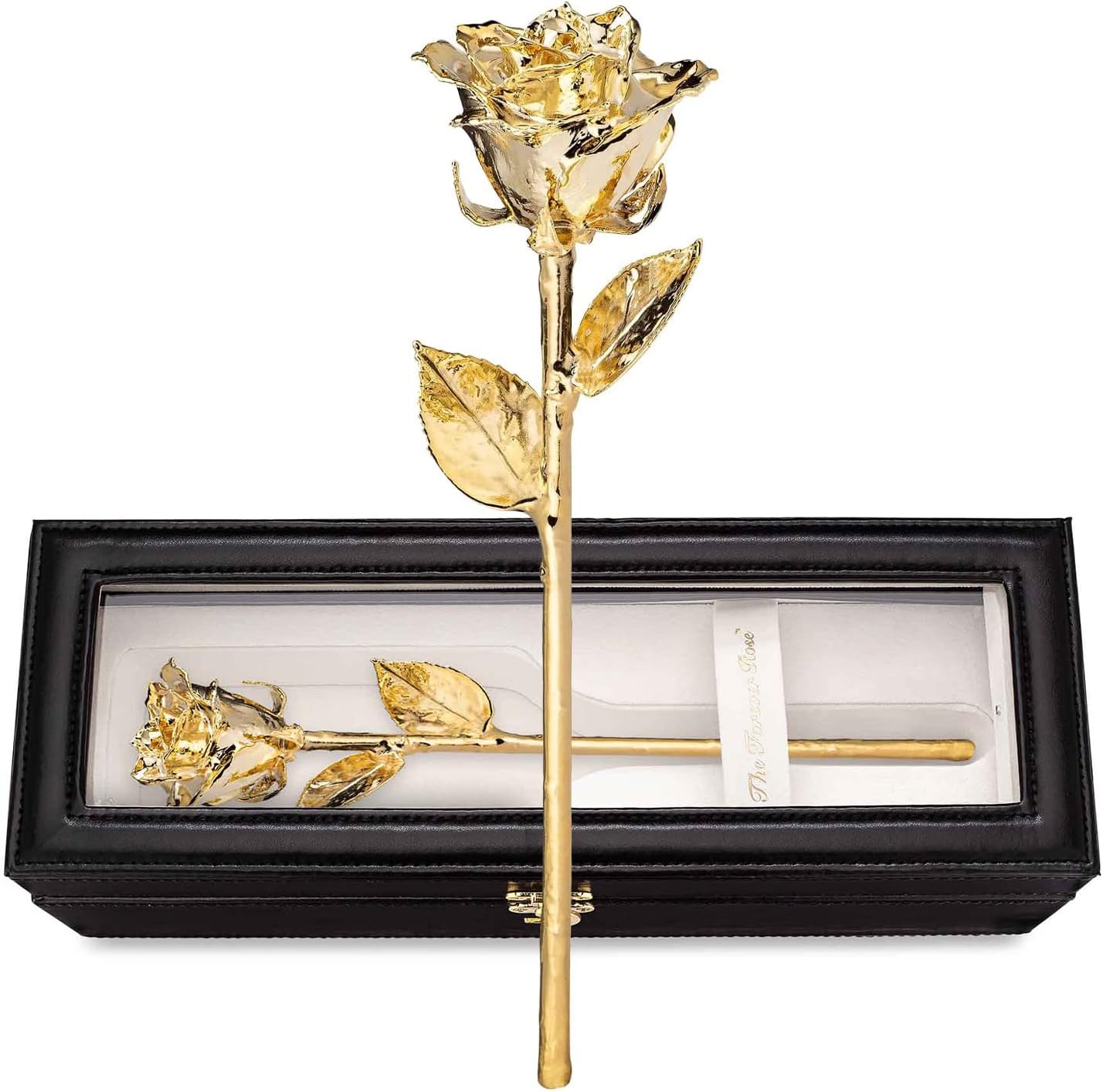 Real 24K Gold Rose, Genuine One of a Kind Rose Hand Dipped in 24K Gold Roses to Last a Lifetime