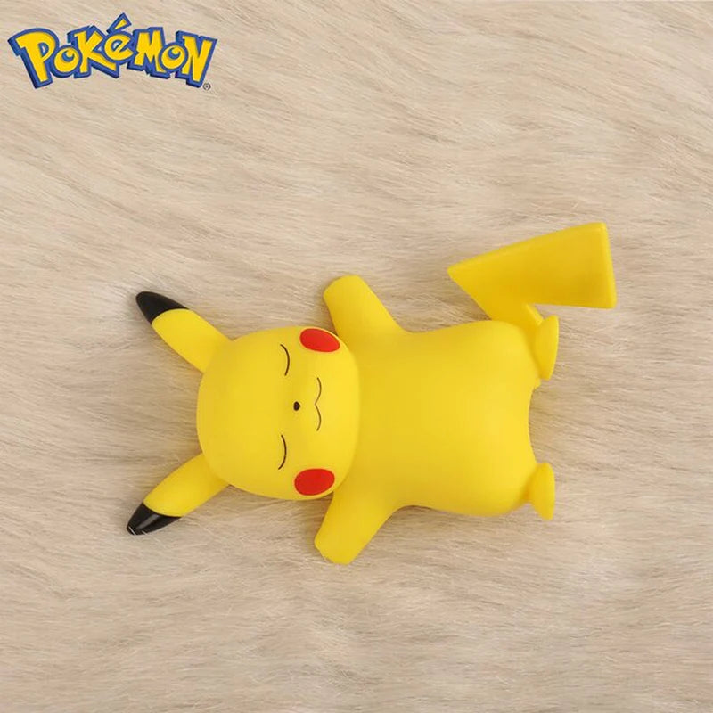 Pokemon Pikachu Night Light TAKARA TOMY Cute Anime Soft Light Bedroom Bedside LED Lights Room Decoration Children Toy Xmas Gift