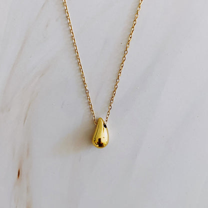 Mini Teardrop Pendant Necklace