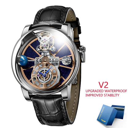 Jacob&Co INDU Design Mens Watches Diamond Tourbillionto Brand Luxury Astronomia Quartz Watch Men Astronomia Solar Montre Homme