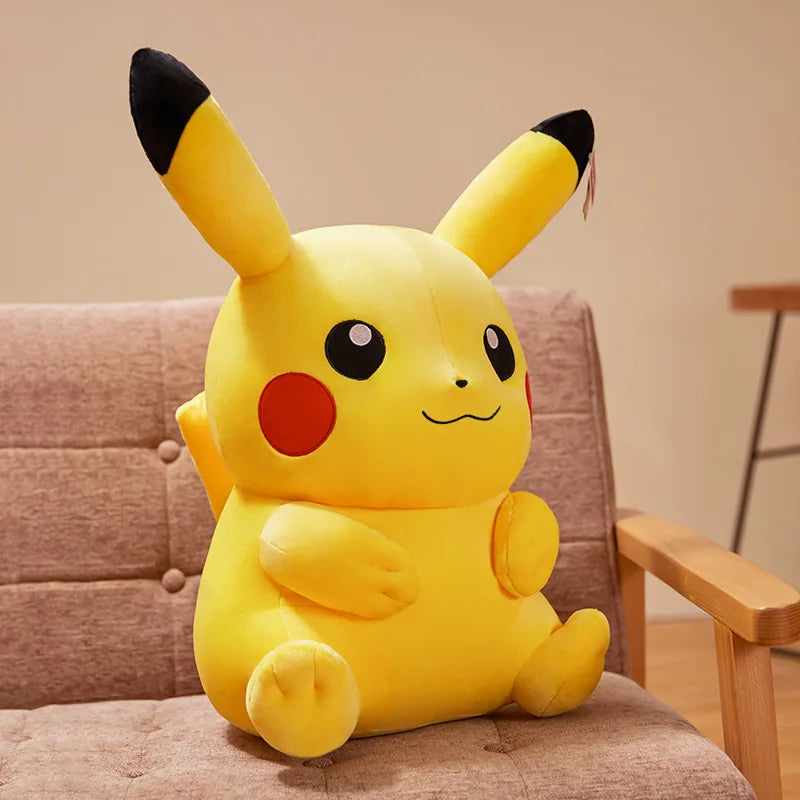 Cute Pikachu Plushies Doll Anime Pokemon Kawaii Large Stuffed Plush Toys Soft High Quality Fill Christmas Gifts for Children