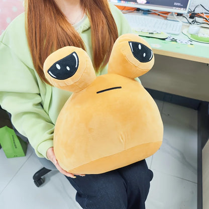 BIG POU Alien Plush Toy – Adorable Kawaii Stuffed Pillow for Kids & Adults  Soft, Cuddly Pet Alien Doll in 22/30/40/55 cm Perfect Gift for Birthdays & Holidays!