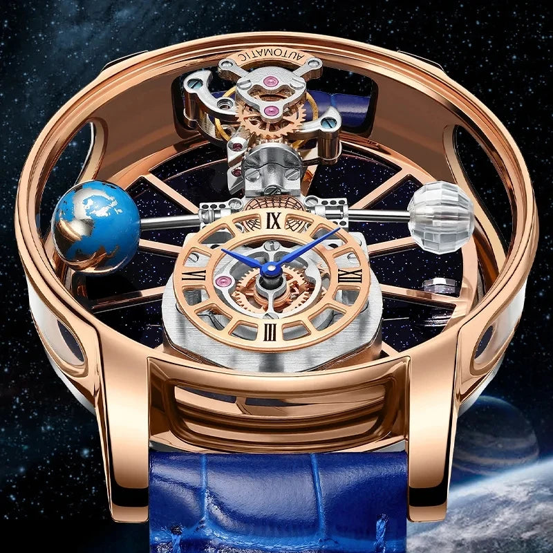 Jacob&Co INDU Design Mens Watches Diamond Tourbillionto Brand Luxury Astronomia Quartz Watch Men Astronomia Solar Montre Homme