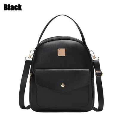 Mini Backpack Women'S Shoulder Bags Diamond Grids PU Leather Bag Fashion Small School Bags Casual Rucksack