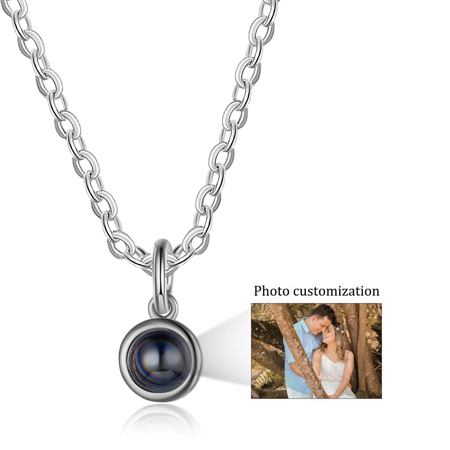 Custom Photo Projection Necklace